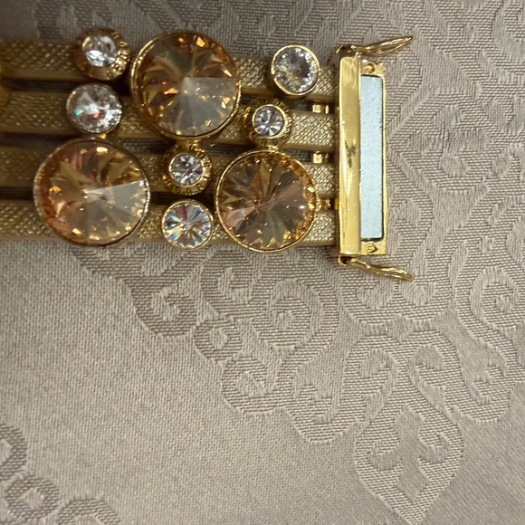 Henri Bendel Gold Crystal Bracelet - Picture 6 of 7